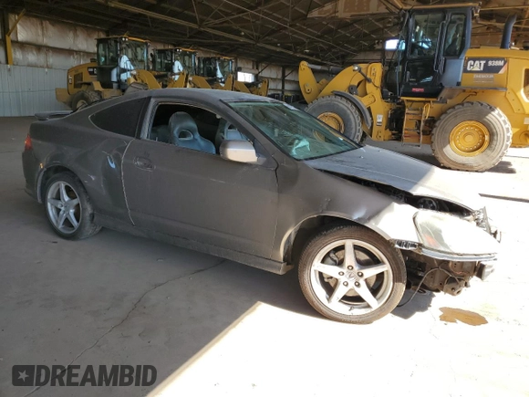 2006 Acura RSX Type S with VIN JH4DC53076S013454, listed as a Copart auction lot 56227565 with Not provided miles and Salvage title. Bid and sale history available at DreamBid. Image 4.