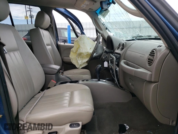 2006 Jeep Liberty Limited z VIN 1J4GL58K16W164947, wystawiony jako Copart lot #57055255 z przebiegiem Nie podano mil oraz Szkoda całkowita • Salvage title. Historia ofert i sprzedaży dostępna na DreamBid. Obrazek 7.