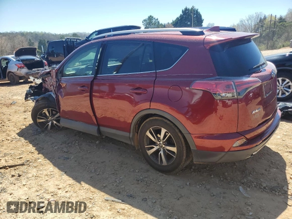 2018 Toyota RAV4 XLE with VIN 2T3WFREV6JW434177, listed as a Copart auction lot 50184895 with 160,942 mi miles and Salvage Title. Bid and sale history available at DreamBid. Image 2.