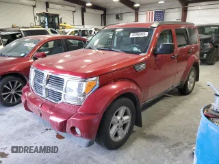 2007 Dodge Nitro SLT with VIN 1D8GU58K27W678697, listed as a Copart auction lot 42006435 with 114,702 mi miles and Salvage Title. Bid and sale history available at carsss.com. Image 1.