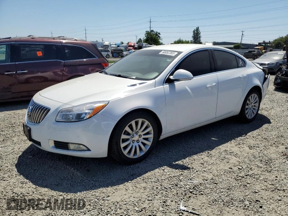 2012 Buick Regal with VIN 2G4GR5EK1C9115451, listed as a Copart auction lot 60052365 with 144,660 mi miles and Salvage title. Bid and sale history available at DreamBid. Image 1.