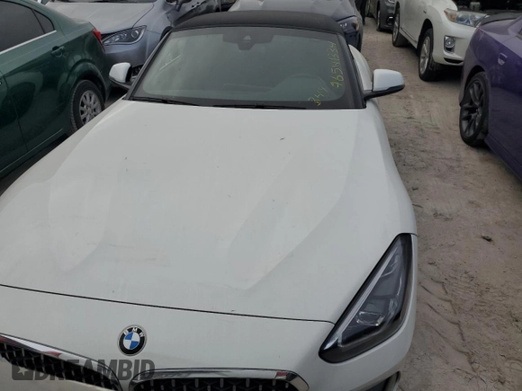 2019 BMW Z4 sDrive30i with VIN WBAHF3C5XKWW28607, listed as a Copart auction lot 76541334 with 0 mi miles and Non Repairable. Bid and sale history available at carsss.com. Image 5.