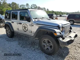 2018 Jeep Wrangler Unlimited Sport S z VIN 1C4HJXDG3JW120485, wystawiony jako Copart lot #52862065 z przebiegiem 55 853 mil mil oraz Szkoda całkowita • Salvage title. Historia ofert i sprzedaży dostępna na DreamBid. Obrazek 4.