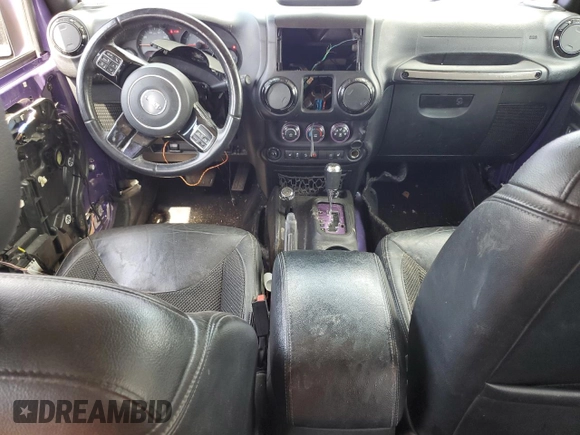 2016 Jeep Wrangler Unlimited 75th Anniversary with VIN 1C4BJWEG1GL228659, listed as a Copart auction lot 44616325 with 125,365 mi miles and Salvage title. Bid and sale history available at DreamBid. Image 8.