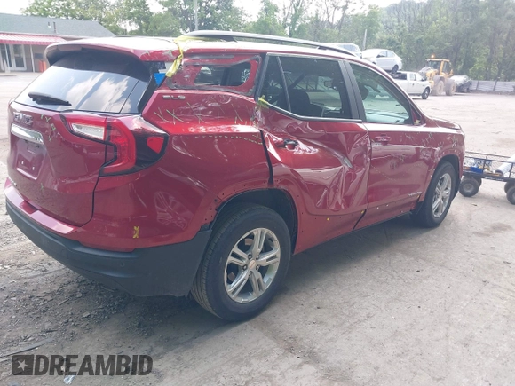 2022 GMC Terrain SLE with VIN 3GKALMEV5NL122116, listed as a IAAI auction lot 42431268 with 31,107 mi miles and . Bid and sale history available at DreamBid. Image 4.