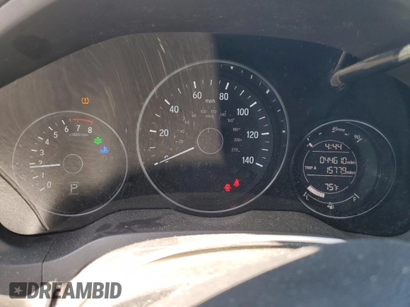2016 Honda HR-V EX with VIN 3CZRU5H5XGM709903, listed as a Copart auction lot 56096995 with 44,610 mi miles and Salvage Title. Bid and sale history available at DreamBid. Image 9.