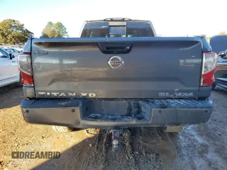 2017 Nissan Titan XD SL with VIN 1N6AA1F46HN502041, listed as a Copart auction lot 81795114 with 109,176 mi miles and Salvage Title. Bid and sale history available at carsss.com. Image 6.