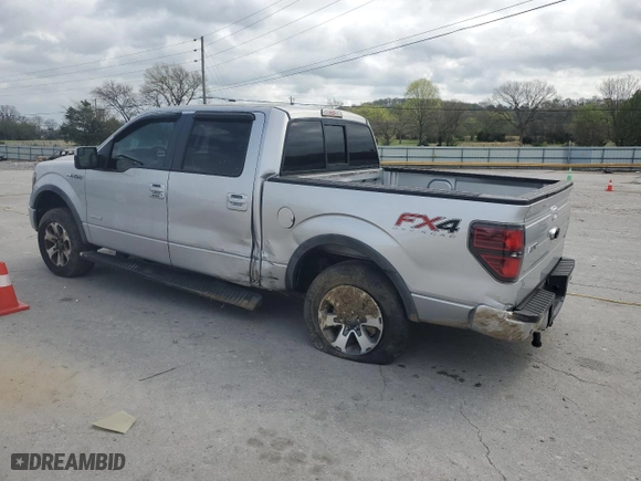 2014 Ford F-150 XL with VIN 1FTFW1ET5EFB42348, listed as a Copart auction lot 51623435 with 156,254 mi miles and Salvage Title. Bid and sale history available at carsss.com. Image 2.