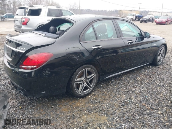 2019 Mercedes-Benz C 43 AMG with VIN 55SWF6EB9KU291767, listed as a IAAI auction lot 41584111 with 77,740 mi miles and . Bid and sale history available at DreamBid. Image 4.