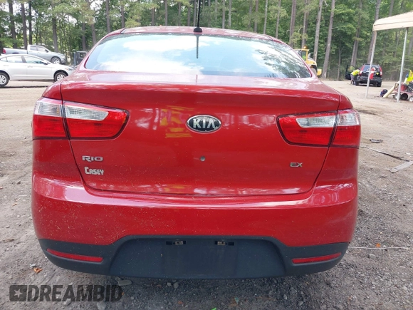 2013 Kia Rio EX with VIN KNADN4A38D6216262, listed as a IAAI auction lot 42621711 with 130,198 mi miles and . Bid and sale history available at DreamBid. Image 16.