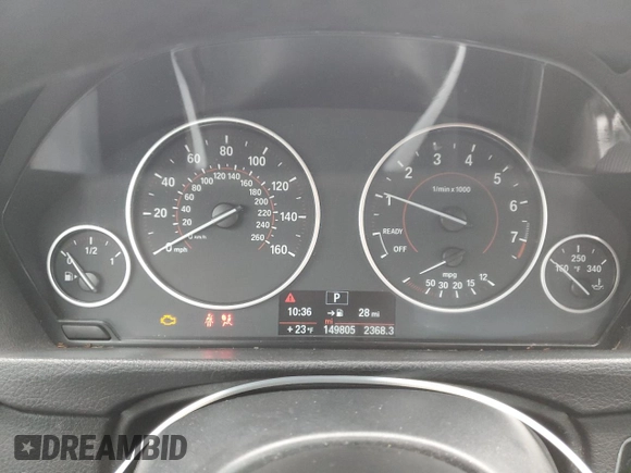 2014 BMW 4 Series 428i with VIN WBA3N3C53EF711572, listed as a Copart auction lot 45660555 with 149,805 mi miles and Salvage title. Bid and sale history available at DreamBid. Image 9.