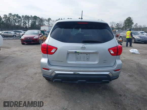 2018 Nissan Pathfinder SV z VIN 5N1DR2MM2JC602264, wystawiony jako IAAI lot #41536689 z przebiegiem 193 225 mil mil oraz . Historia ofert i sprzedaży dostępna na DreamBid. Obrazek 16.