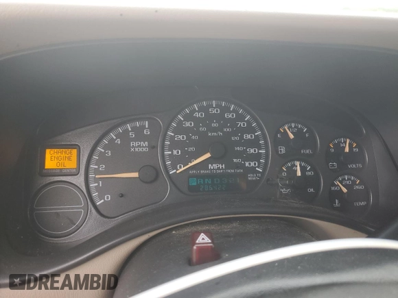 2001 Chevrolet Tahoe LS z VIN 1GNEC13T51J268893, wystawiony jako Copart lot #58527885 z przebiegiem 285 422 mil mil oraz Szkoda całkowita • Salvage title. Historia ofert i sprzedaży dostępna na DreamBid. Obrazek 9.