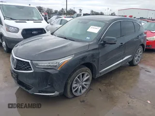 2023 Acura RDX w/Technology Package with VIN 5J8TC1H58PL004902, listed as a IAAI auction lot 41464867 with 11,970 mi miles. Bid and sale history available at carsss.com. Image 2.