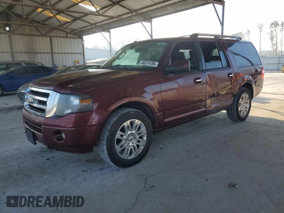 2012 Ford Expedition Max Limited z VIN 1FMJK2A56CEF48138, wystawiony jako Copart lot #46574785 z przebiegiem 116 014 mil mil oraz Szkoda całkowita • Salvage title. Historia ofert i sprzedaży dostępna na DreamBid. Obrazek 1.