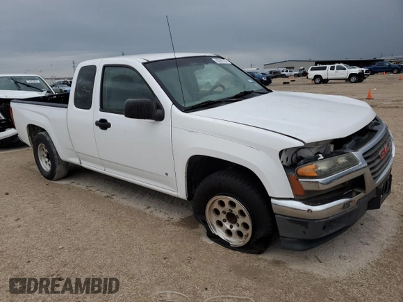 2008 GMC Canyon SLE1 with VIN 1GTCS199588155543, listed as a Copart auction lot 83592124 with 204,118 mi miles and Salvage Title. Bid and sale history available at carsss.com. Image 4.