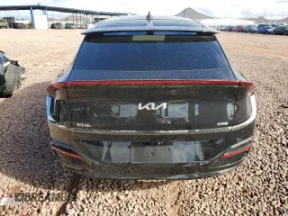 2024 Kia EV6 GT-Line with VIN KNDC44LA6R5223351, listed as a Copart auction lot 48999445 with 382 mi miles and Salvage Title. Bid and sale history available at carsss.com. Image 6.