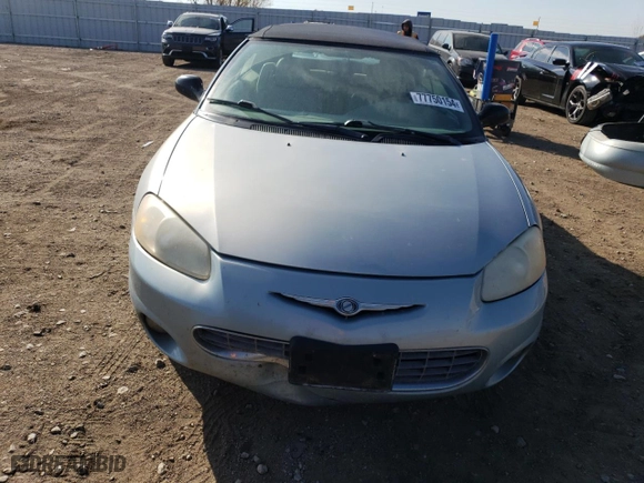 2001 Chrysler Sebring Limited with VIN 1C3EL65U11N620246, listed as a Copart auction lot 77750154 with 134,539 mi miles and Salvage Title. Bid and sale history available at carsss.com. Image 5.