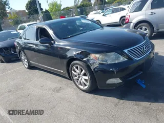 2007 Lexus LS 460 with VIN JTHBL46F975037322, listed as a IAAI auction lot 41859256 with 188,267 mi miles. Bid and sale history available at carsss.com. Image 1.