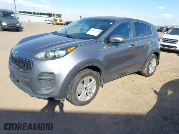 2017 Kia Sportage LX with VIN KNDPM3AC9H7108276, listed as a IAAI auction lot 41924350 with 101,609 mi miles. Bid and sale history available at carsss.com. Image 17.