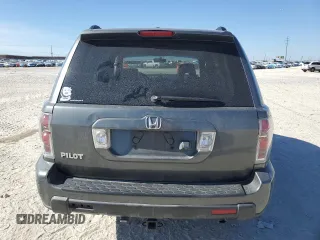 2007 Honda Pilot EX-L with VIN 5FNYF287X7B035543, listed as a Copart auction lot 41758695 with 220,347 mi miles and Salvage Title. Bid and sale history available at DreamBid. Image 6.