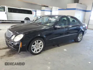 2003 Mercedes-Benz E-Class 5.0L with VIN WDBUF70J83A153241, listed as a Copart auction lot 43629475 with 0 mi miles and Salvage Title. Bid and sale history available at carsss.com. Image 1.