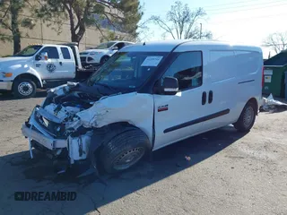 2022 Ram ProMaster City Passenger with VIN ZFBHRFAB6N6W48073, listed as a IAAI auction lot 41229711 with 18,448 mi miles. Bid and sale history available at carsss.com. Image 2.