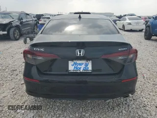 2025 Honda Civic Sport with VIN 2HGFE2F51SH570874, listed as a Copart auction lot 51715905 with 3,086 mi miles and Salvage title. Bid and sale history available at DreamBid. Image 6.
