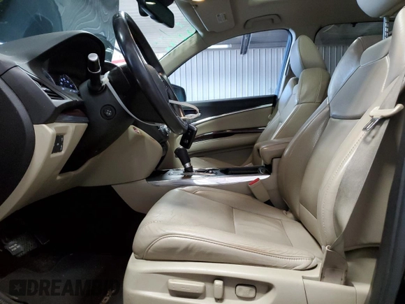 2014 Acura MDX Advance with VIN 5FRYD4H83EB037558, listed as a Copart auction lot 60697445 with 178,649 mi miles and Non repairable. Bid and sale history available at DreamBid. Image 7.