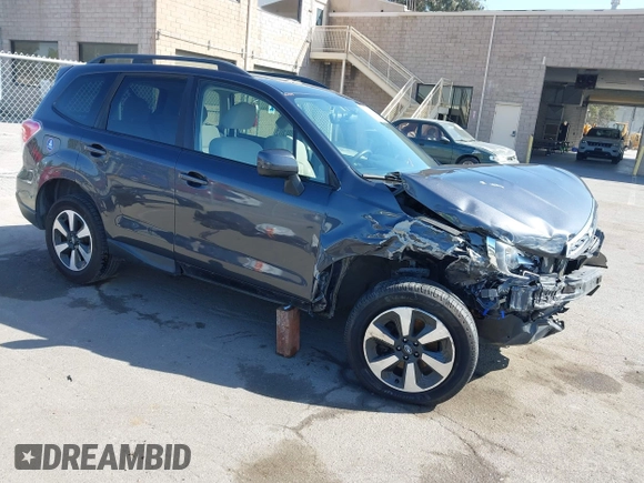 2017 Subaru Forester Premium with VIN JF2SJAGC8HH590684, listed as a IAAI auction lot 42136061 with 59,797 mi miles and . Bid and sale history available at DreamBid. Image 1.