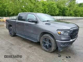 2024 Ram 1500 Big Horn with VIN 1C6SRFFT4RN181193, listed as a Copart auction lot 58148565 with 42,281 mi miles and Salvage title. Bid and sale history available at DreamBid. Image 4.