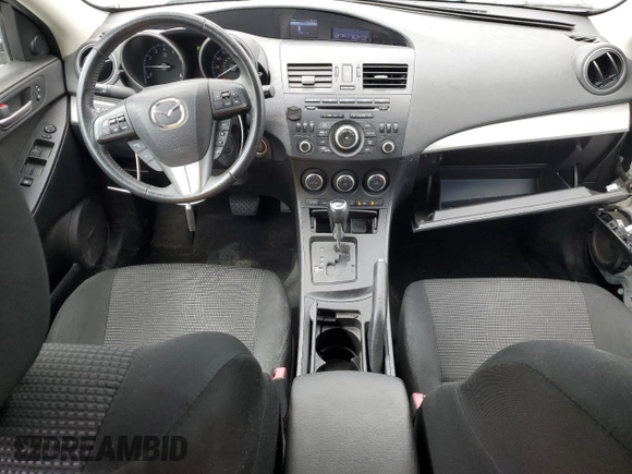 2013 Mazda 3 i Touring with VIN JM1BL1LP2D1757240, listed as a Copart auction lot 59246835 with 92,370 mi miles and Salvage title. Bid and sale history available at DreamBid. Image 8.
