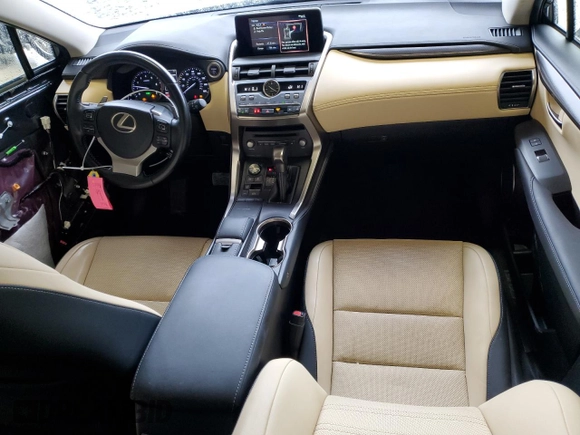 2020 Lexus NX with VIN JTJDJRDZ9L2140906, listed as a Copart auction lot 44963515 with 43,904 mi miles and Salvage Title. Bid and sale history available at carsss.com. Image 8.