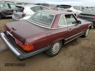 1988 Mercedes-Benz 560 SL with VIN WDBBA48D0JA088868, listed as a Copart auction lot 83309994 with 161,517 mi miles and Clean Title. Bid and sale history available at carsss.com. Image 3.