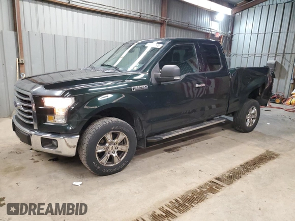 2016 Ford F-150 XLT with VIN 1FTFX1EF6GFB52185, listed as a Copart auction lot 49766145 with 104,921 mi miles and Salvage Title. Bid and sale history available at carsss.com. Image 1.