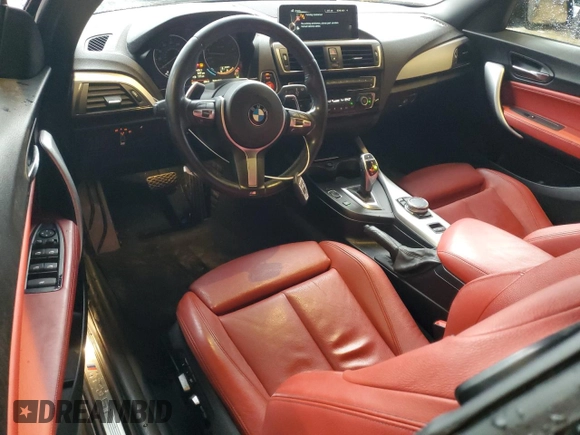 2016 BMW 2 Series M235i with VIN WBA1M1C53GV394156, listed as a Copart auction lot 43553255 with 63,291 mi miles and Salvage Title. Bid and sale history available at carsss.com. Image 8.