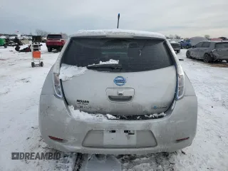 2011 Nissan LEAF SL-e with VIN JN1AZ0CP7BT006319, listed as a Copart auction lot 45422725 with 71,048 mi miles and Salvage Title. Bid and sale history available at carsss.com. Image 6.