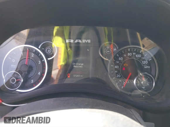 2023 Ram 2500 Big Horn with VIN 3C6UR5DL0PG544133, listed as a IAAI auction lot 41683879 with 57,265 mi miles and . Bid and sale history available at DreamBid. Image 7.