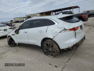 2018 Jaguar F-Pace 30t Portfolio with VIN SADCN2GXXJA321914, listed as a Copart auction lot 84450544 with 115,374 mi miles and Salvage title. Bid and sale history available at DreamBid. Image 2.