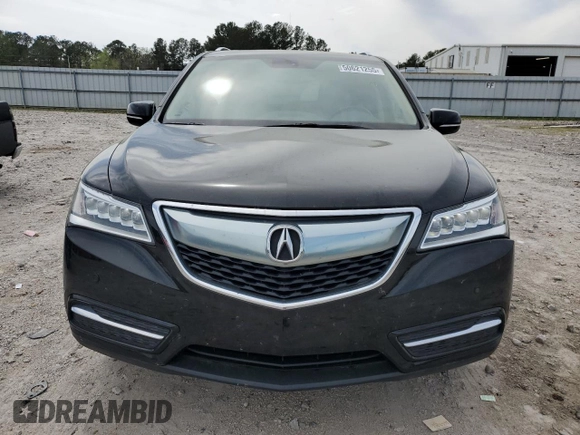 2014 Acura MDX Advance with VIN 5FRYD4H83EB037575, listed as a Copart auction lot 50621255 with 129,417 mi miles and Salvage Title. Bid and sale history available at DreamBid. Image 5.