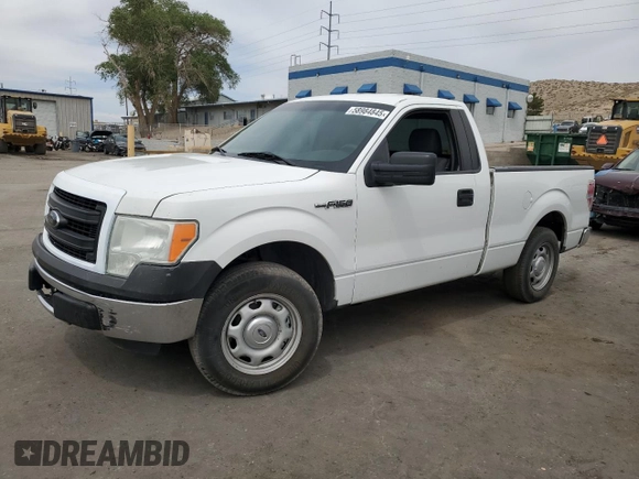 2013 Ford F-150 XL with VIN 1FTMF1CM2DKE89581, listed as a Copart auction lot 58984845 with 229,179 mi miles and Salvage title. Bid and sale history available at DreamBid. Image 1.