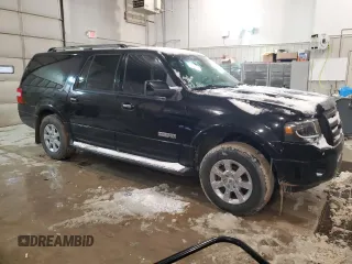 2008 Ford Expedition Max Limited with VIN 1FMFK19577LA08738, listed as a Copart auction lot 58176585 with Not provided miles and Non repairable. Bid and sale history available at DreamBid. Image 4.