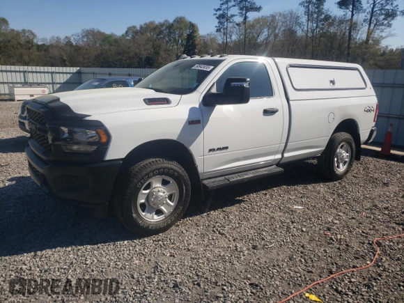 2024 Ram 2500 Tradesman with VIN 3C6MR5AJ2RG251257, listed as a Copart auction lot 50943035 with 7,128 mi miles and Salvage title. Bid and sale history available at DreamBid. Image 1.