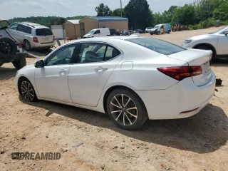 2015 Acura TLX V6 with VIN 19UUB2F37FA020825, listed as a Copart auction lot 56641335 with 213,871 mi miles and Salvage title. Bid and sale history available at DreamBid. Image 2.