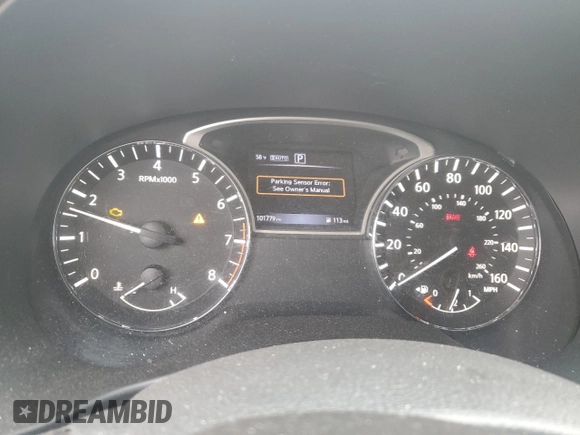 2016 Nissan Pathfinder S with VIN 5N1AR2MM6GC661703, listed as a Copart auction lot 47120825 with 101,779 mi miles and Salvage Title. Bid and sale history available at carsss.com. Image 9.