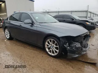 2015 BMW 3 Series 320i with VIN WBA3B1G56FNT64589, listed as a Copart auction lot 43250165 with 94,962 mi miles and Salvage Title. Bid and sale history available at carsss.com. Image 4.