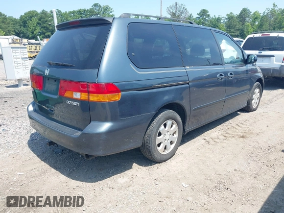 2004 Honda Odyssey EX-L with VIN 5FNRL18964B069905, listed as a IAAI auction lot 42583728 with 217,237 mi miles and . Bid and sale history available at DreamBid. Image 4.