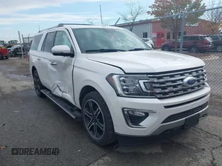 2019 Ford Expedition Max Limited with VIN 1FMJK2AT8KEA68180, listed as a IAAI auction lot 40683941 with 168,143 mi miles and . Bid and sale history available at DreamBid. Image 1.