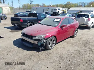 2013 Lexus IS 250 with VIN JTHBF5C29D5192589, listed as a IAAI auction lot 42018276 with 122,303 mi miles and . Bid and sale history available at DreamBid. Image 2.