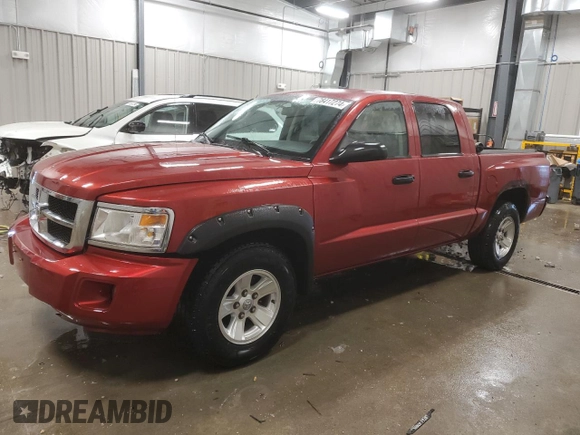 2008 Dodge Dakota SLT with VIN 1D7HW48N58S536165, listed as a Copart auction lot 78417274 with 182,048 mi miles and Clean title. Bid and sale history available at DreamBid. Image 1.